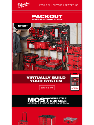 Milwaukee Tool - Virtually Build Your PACKOUT™ System