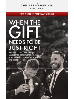 The Art of Shaving - When the Gift Needs to Be Just Right