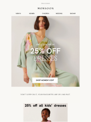 Monsoon (United Kingdom) - ENDS TOMORROW 🌀 25% off dresses