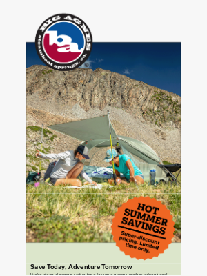 Big Agnes - Huge Savings You Don’t Want to Miss