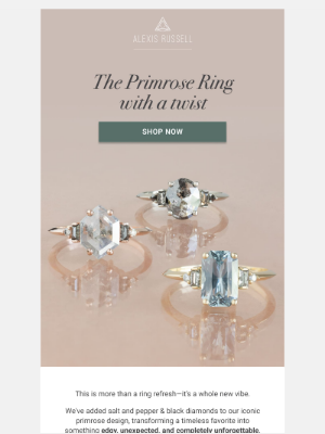 Alexis Russell - 💍 New Primrose Rings Are Here