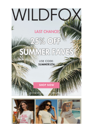 Wildfox Couture - LAST CHANCE TO SAVE $