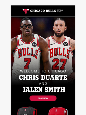 Chicago Bulls - Welcome to Chicago Chris Duarte & Jalen Smith!