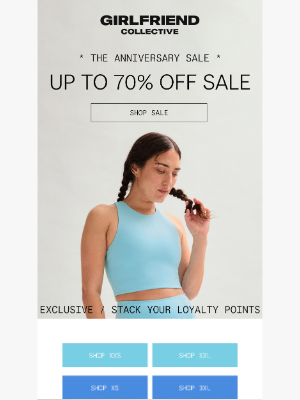 Girlfriend Collective - SALE: SHOP BY YOUR SIZE