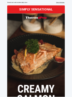 ThermoPro - Seriously Yummers😍Fall in Love with Creamy Salmon