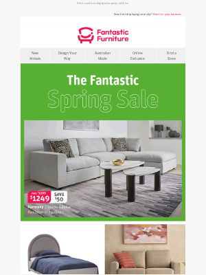 Fantastic Furniture (Australia) - Shop the Fantastic Spring Sale 🍃