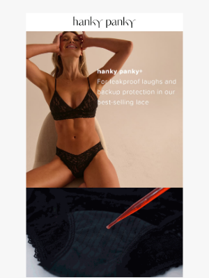 Hanky Panky - Our #1 Lace + Leakproof Power = 🔥