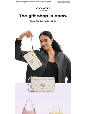 Coach Outlet - Gifting season is officially here.