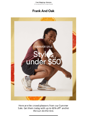 Frank and Oak - 🔥 Summer pieces under $50 🔥