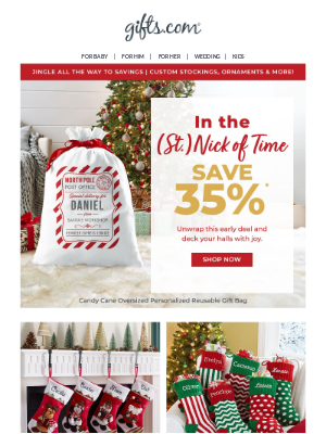 gifts - Christmas Is Coming! Save 35% on Personalized Holiday Décor.