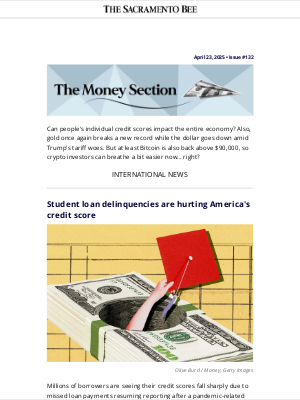 The Sacramento Bee - The Money Section | Credit scores are a downer for America