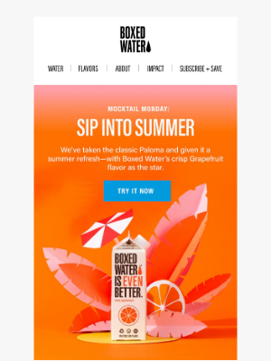 Boxed Water Is Better - Taste the Twist: No Buzz, Just Refreshing!