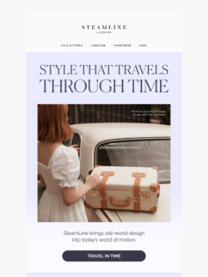 Steamline Luggage - Vintage Meets Voyager