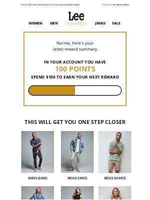 Lee Jeans - Your next reward is just around the corner