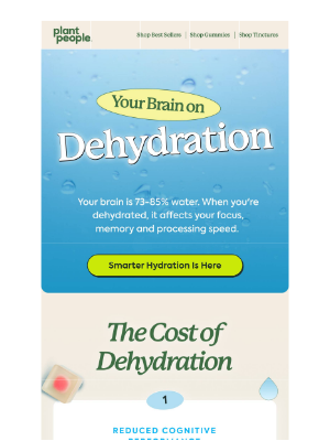 Plant People - Dehydration = productivity killer 📉