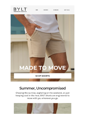 Built for Every Summer Move ☀️