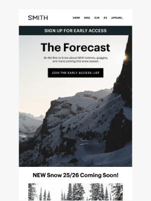 SMITH OPTICS - Winter Incoming: What’s the Forecast?