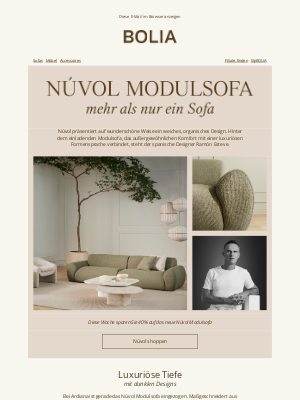 Bolia (Germany) - Entdecken Sie das neue Núvol Modulsofa