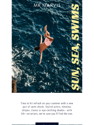 Mr Marvis (United Kingdom) - Sun, sea, Swims