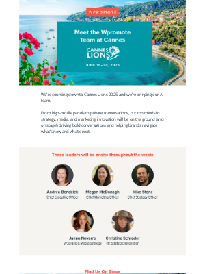 Wpromote - Your Cannes Must-Meet List: The Wpromote Team