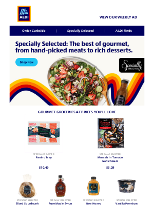 ALDI - Specially Selected. Affordable gourmet.