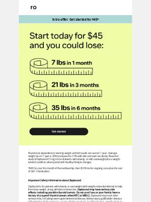 Ro - Start with Ro for $45