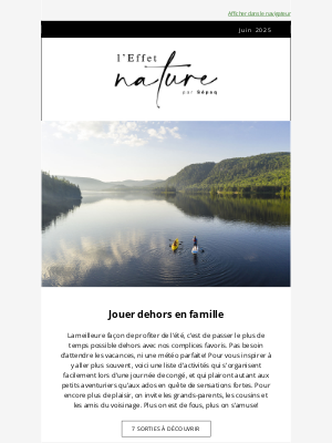 Sépaq - Jouer dehors en famille 🌳✨