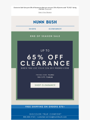 Nunn Bush - 65% OFF! Clearance Event Going On Now