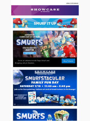 Showcase - SMURFS, Spreading joy and a sprinkle of magic every day, in Showcase now!