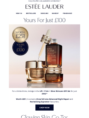 Estee Lauder (United Kingdom) - Save £100 | You're not ready for this, Ronnie rollo 👀