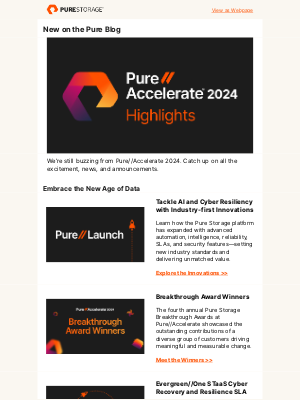 Pure Storage - All the excitement from Pure//Accelerate