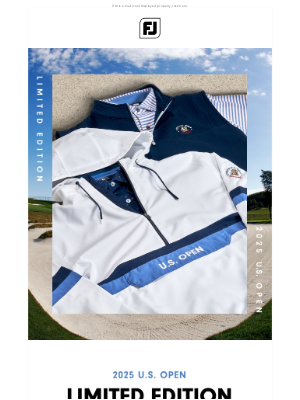 FootJoy - Last Chance | Gear Up for the 2025 U.S. Open
