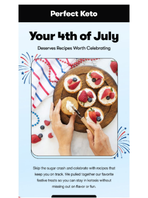 Perfect Keto - Celebrate the 4th with Low-Carb Treats! 🇺🇸