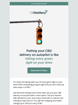 The CBDistillery - Like hitting every green light on your drive