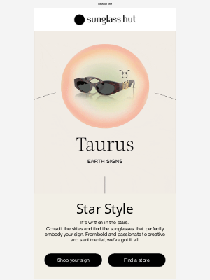 Sunglass Hut - Star Style: the horoscope edit