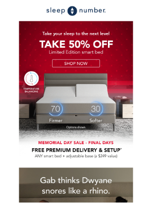 Sleep Number - Slip Into Luxurious Sleeping Comfort