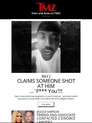 TMZ - Ray J Claims He Was Just Shot At In An Expletive-Filled Rant on Video