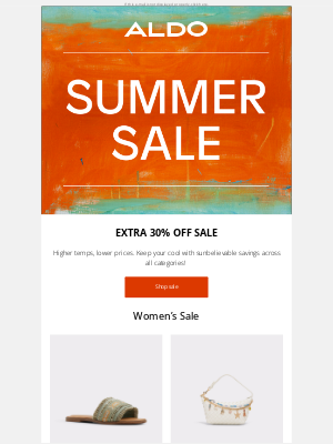 ALDO - Extra 30% off sale is heating up 🔥