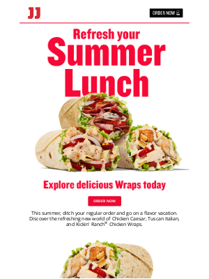 Jimmy John's - Try all of our delicious Wraps 🤤