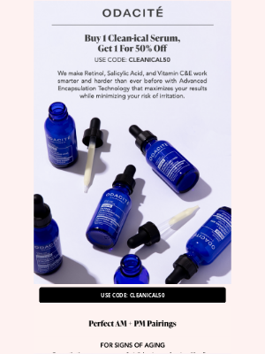 Odacité - Fine lines, dark spots, clogged pores?