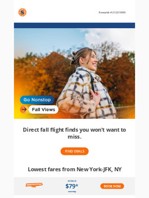 Sun Country Airlines - Low fares on fall getaways