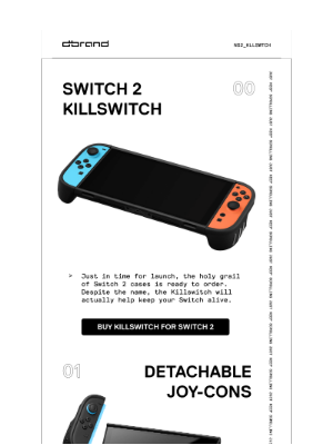 dbrand - You're welcome, Nintendo.