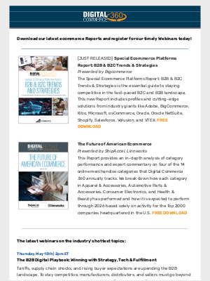 Internet Retailer - Special Ecommerce Platforms Report | The B2B Digital Playbook
