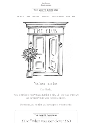 The White Company - A special offer inside