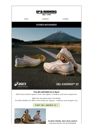 Up & Running (United Kingdom) - NEW IN | ASICS & Brooks!