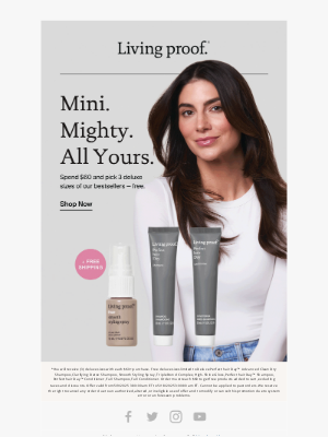 Living Proof - Choose 3 FREE gifts