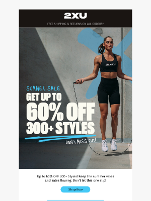 2XU - Up to 60% OFF Over 300 Styles! 🔥