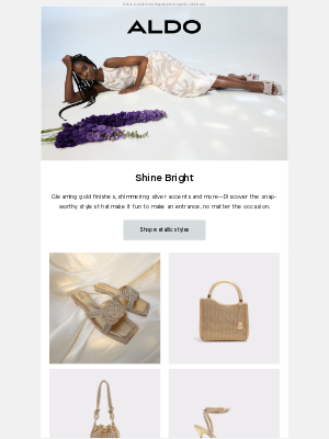 Aldo Shoes Canada - Metallics of the moment