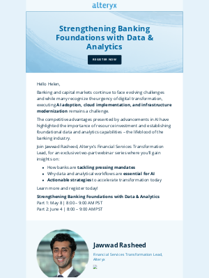 Alteryx - The Future of Banking: Data & AI-Driven Strategies