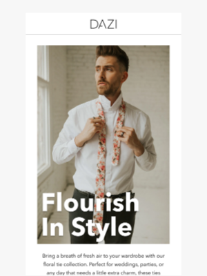 DAZI - Floral Ties for Spring 🌸